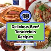 Assorted beef tenderloin dishes including roasts and stir-fries, perfect for special occasions and f.