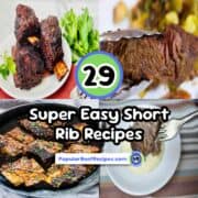Delicious beef short ribs with herbs and vegetables, perfect for easy dinner recipes.
