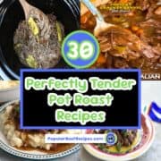 Delicious tender pot roast recipes with flavorful beef, vegetables, and savory gravy.