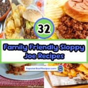 Delicious beef sloppy joe sandwiches served with chips and fries, perfect for family meals.